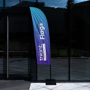 Custom Feather Flag – Outdoor Display With Stand