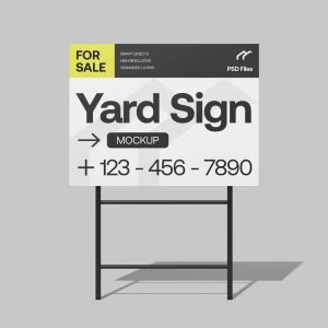 Custom Lawn Sign – Coroplast with H-Stake